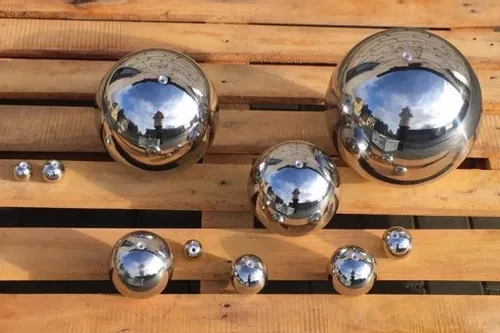 Srebrna kula lustrzana Ø 10 cm - gwintowana na Arena.pl