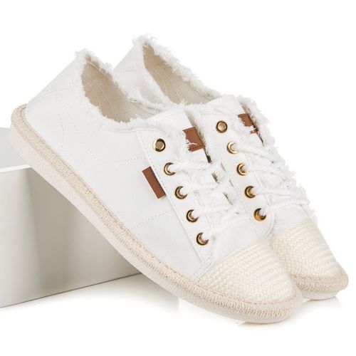 Sznurowane trampki espadryle r.40 na Arena.pl