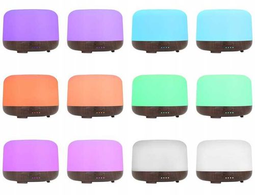 dyfuzor zapachowy - nawilżacz led z pilotem n11056 na Arena.pl