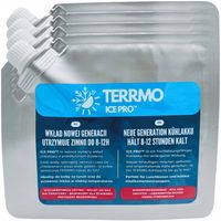 TERRMO Ice Pro - Wydajne Wkłady Żelowe Chłodzące do Lodówki Małe - 4x 350ml
