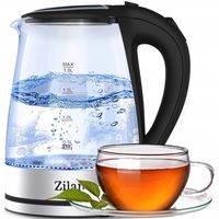 Czajnik elektryczny Zilan glass kettle LED 1800 W czarny