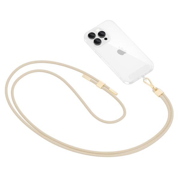 TECH-PROTECT C2S ROPE CROSSBODY STRAP BEIGE/GOLD zdjęcie 2