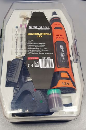 MINI SZLIFIERKA 12V + AKCESORIA na Arena.pl