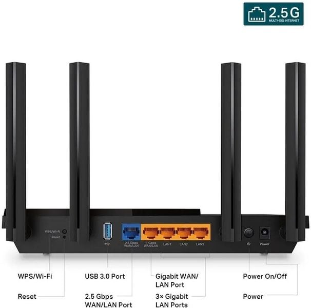 Router Wi-Fi 6 AX3000 TP-Link Archer AX55 PRO zdjęcie 7