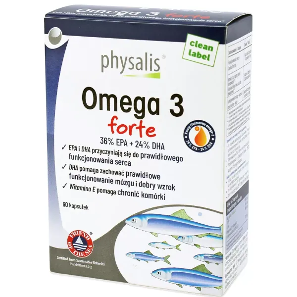 OMEGA-3 Forte 60 KapsuŁek - Physalis zdjęcie 1