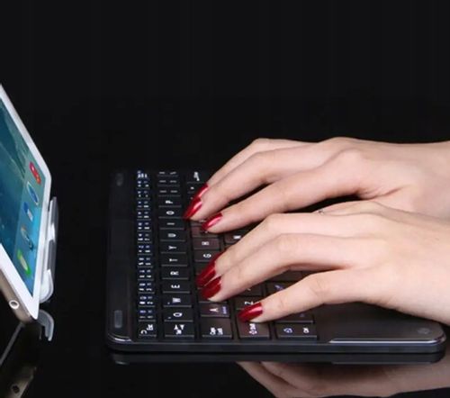 KLAWIATURA BEZPRZEWODOWA BLUETOOTH TOUCHPAD do SAMSUNG APPLE LENOVO XIAOMI na Arena.pl