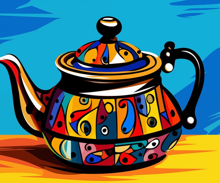 Plakat 60x50cm Może Herbatki? zdjęcie 1