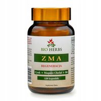 ZMA MAGNEZ + CYNK + WITAMINA B6 120 KAPS. BOOSTER