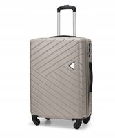 Walizka Średnia Podróżna Na Kółkach Na Bagaż PUCCINI Szampańska ABS027B-6C