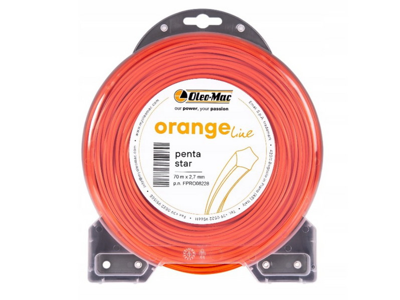 Żyłka nylonowa do kosy Oleo-Mac 70mx2,7mm zdjęcie 1