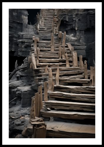 Plakat 40x60cm Schody do Nieznanego na Arena.pl