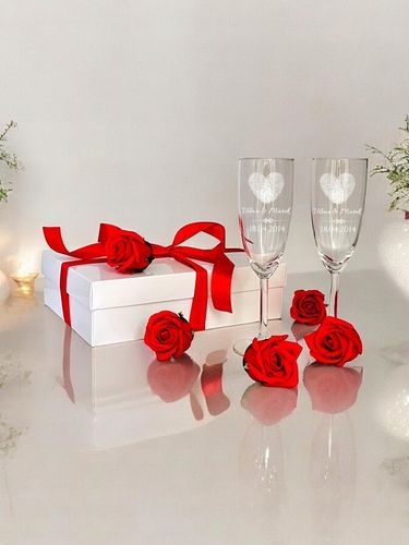 KIELISZKI DO SZAMPANA Z GRAWEREM ŚLUB PREZENT 2szt na Arena.pl