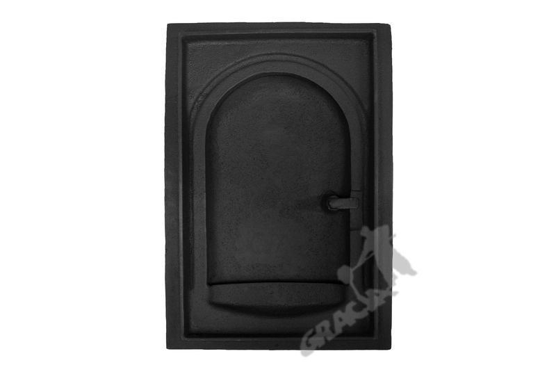 DRZWI D7 - 45X30 CM WYPUKŁE żeliwne do pieca piecowe kaflowe zdjęcie 4
