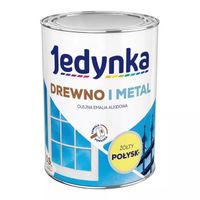 EMALIA ALKIDOWA DO DREWNA I METALU ŻÓŁTY 0,9L - 5EMAL.ŻÓJ0.9