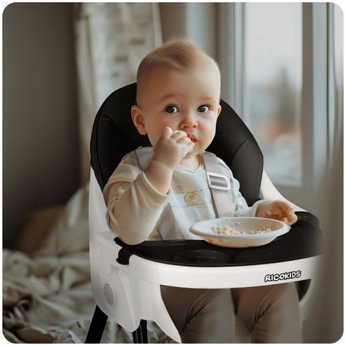 Krzesełko do karmienia Ricokids Mani czarne na Arena.pl