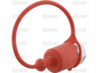 Zaślepka Czerwony PVC 1/2'' Male Coupling 5 sztuk