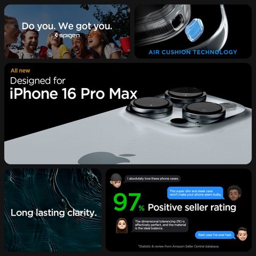 spigen ultra hybrid iphone 16 pro max matte black na Arena.pl