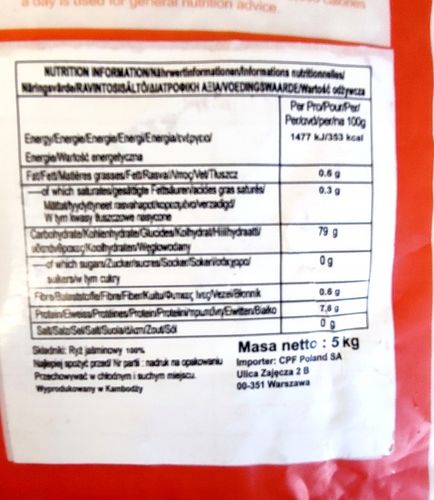 Ryż jaśminowy Premium Quality 5kg - Royal Umbrella na Arena.pl