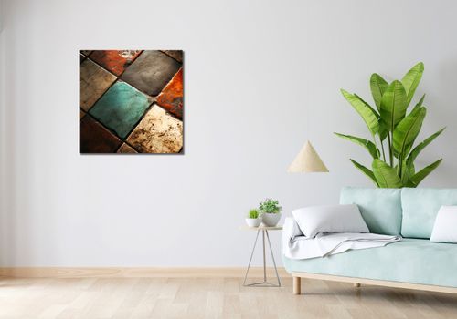 Obraz 70x70cm Ceramiczna Kompozycja na Arena.pl