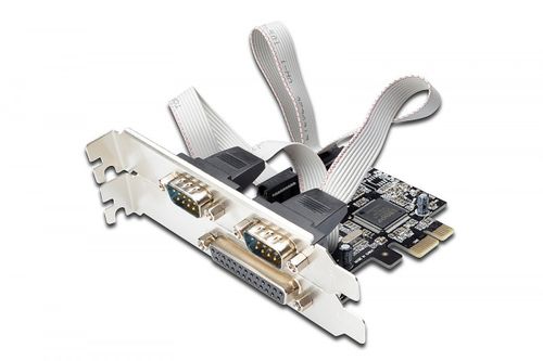 Kontroler PCI-Express 2xserial DB9 COM RS232, 1xparallel DB25 LPT na Arena.pl