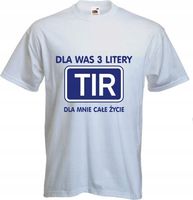 Koszulka z nadrukiem PREZENT DLA kierowcy TIRA