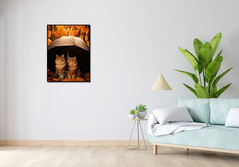 Plakat 60x80cm Jesienny Koci Schron zdjęcie 4