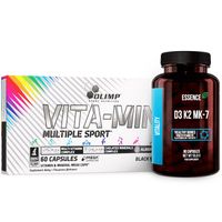 OLIMP VITA-MIN Multiple Sport WITAMINY MINERAŁY + WITAMINA D3 K2 Odporność