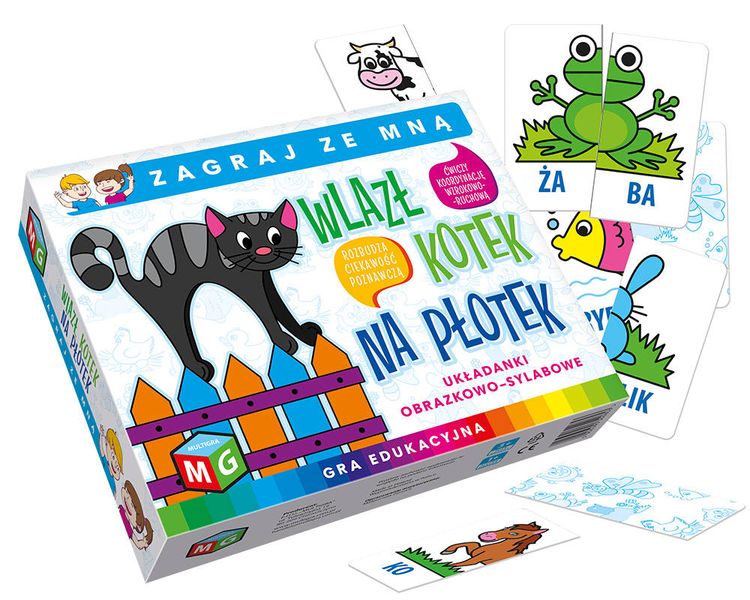 Gra edukacyjna Wlazl kotek na plotek 0085 00853 zdjęcie 2