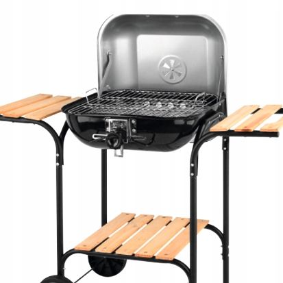 GRILL WĘGLOWY REGULACJA RUSZTU 45X40CM na Arena.pl