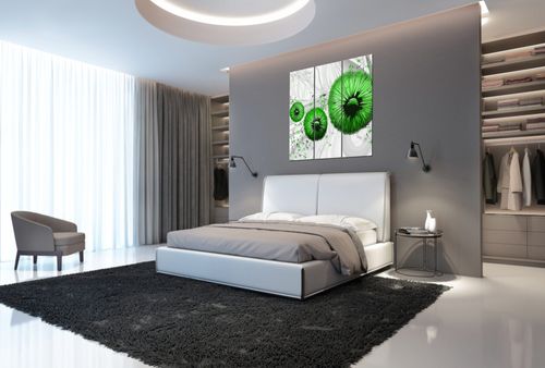 Obraz Płótno 90X80 Zielone Dmuchawce 2 na Arena.pl