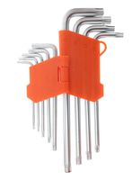 zestaw 18 imbusów kulkowych + gwiazdkowych kd10297