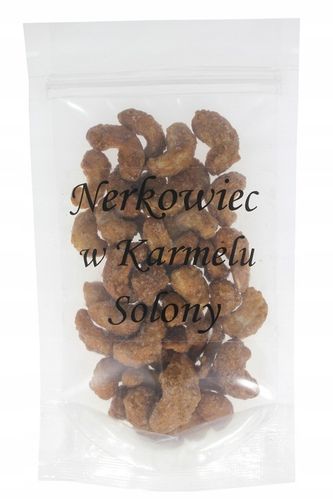 ORZECH NERKOWCA W KARMELU DELIKATNIE SŁONYM 500 g na Arena.pl