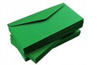 Koperty kolorowe zielone intensywne 120g DL nr 1-500 sztuk KARTON