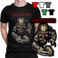 KOSZULKA T-SHIRT MĘSKI WZORY DO WYBORU - PREDATOR HORROR FILMY - XL