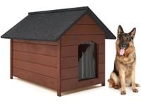 Różne kolory drewniana ocieplana buda dla psa XL solidna 60KG +kurtyna