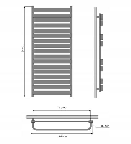Grzejnik PANDORA SPECIAL 1150x440 GRAFIT na Arena.pl