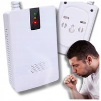 Czujnik gazu ziemnego LNG metan detektor 230V, ochrona bezpieczeństwo