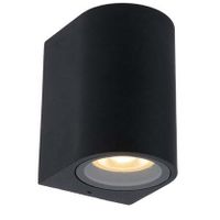 Elewacyjny kinkiet metalowy Zaro 69801/01/30 nowoczesna tuba czarna