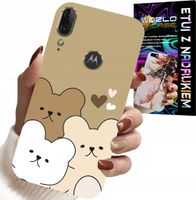 ETUI DO MOTOROLA MOTO E6 PLUS - MIŚ, MISIE WZORY DLA NAJMŁODSZYCH DZIECI