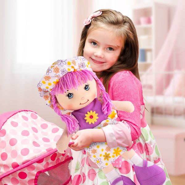 Lalka Szmaciana Pippi 42 cm zdjęcie 4