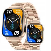Smartwatch Colmi P80 złoty 1.83" HD rozmowy BT 100 trybów sportowych