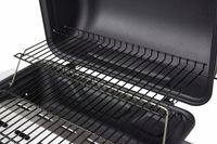 GRILL GAZOWY OGRODOWY 2 PALNIKI, 5,5KW Z POKRYWĄ Z TERMOMETREM PREMIUM DUŻY