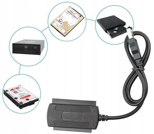 Adapter USB IDE 3,5 2,5 SATA ATA ZASILACZ MOLEX na Arena.pl