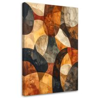 Obraz na płótnie do salonu sypialni, Abstrakcja geometria