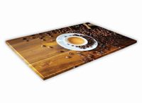 SZKLANA DESKA KUCHENNA 40x30 252b Kawa