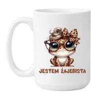 KUBEK "JESTEM ŻAJEBISTA" Wzór - Duży 450 ml