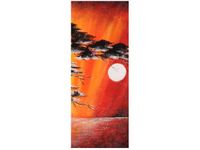 40X100CM DRZEWO ŚWIETLE KSIĘŻYCA OBRAZ PION