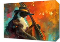 Obraz 40x30cm Pingwinia Nuta