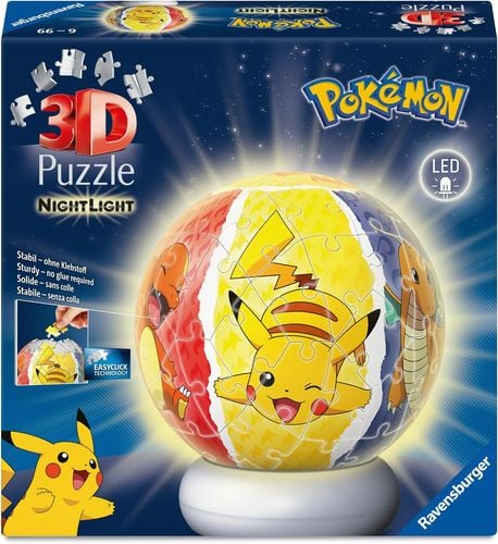 Puzzle 3D NightLight Pokemon na Arena.pl