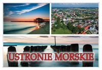 Ustronie Morskie - magnes szklany